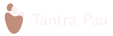 Logo Tantra pau en rose et blanc